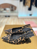 Slingback animalier