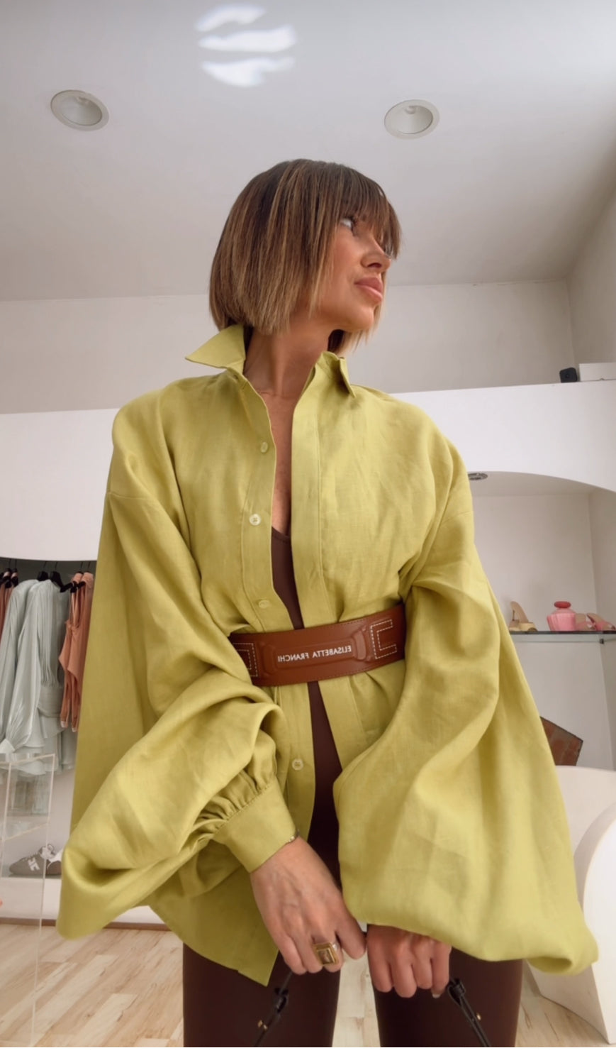Cintura cuoio di Elisabetta Franchi