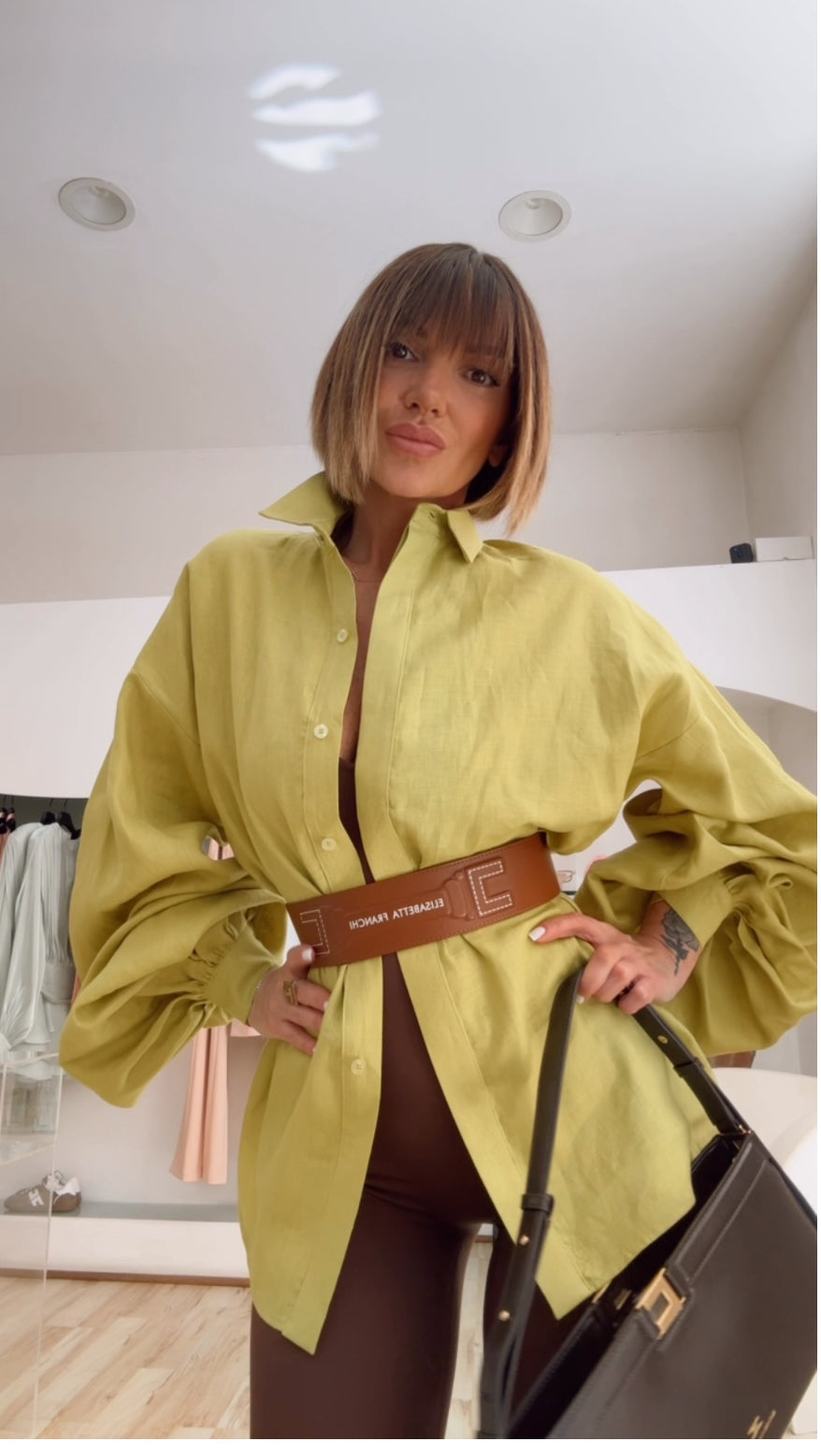 Cintura cuoio di Elisabetta Franchi