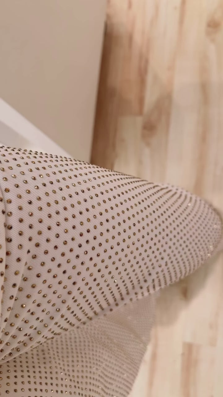 Jeans ballon con strass di Elisabetta Franchi