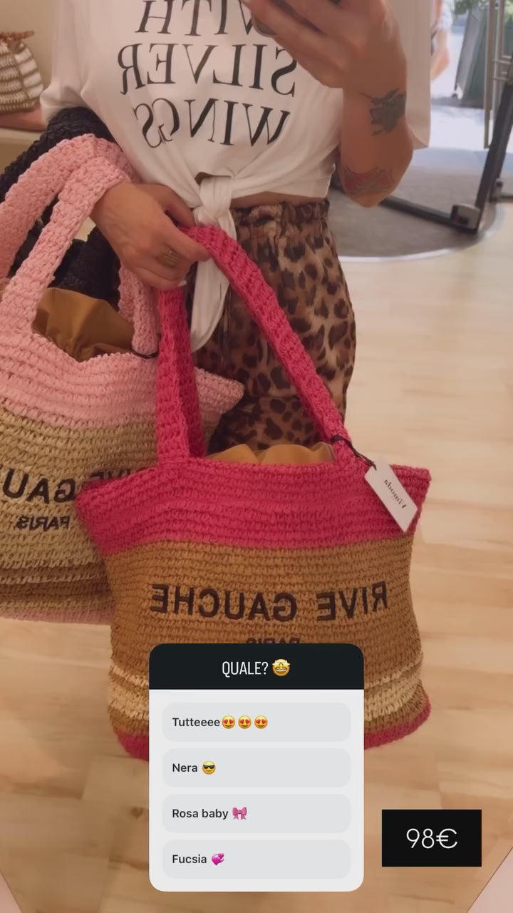 Borsa shopper a mano