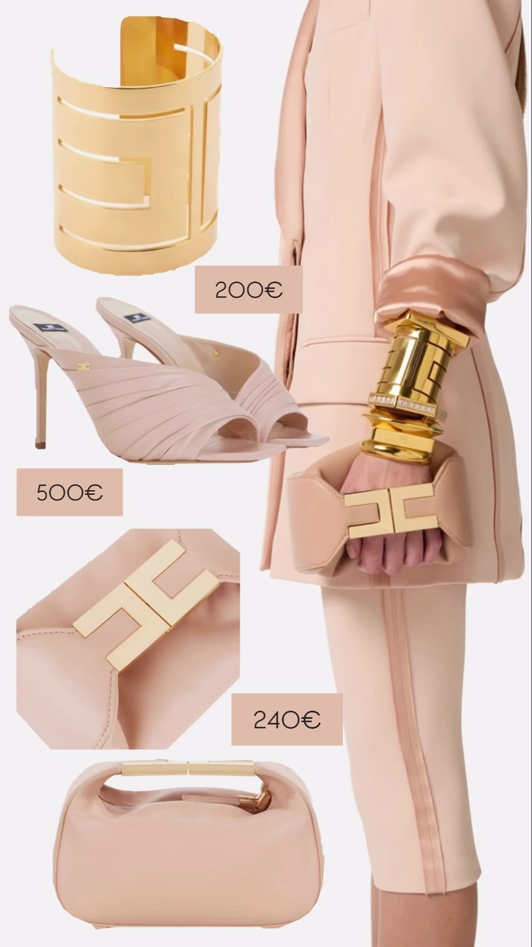 Sandali  Nude Elisabetta Franchi