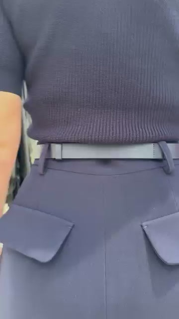Pantalone con cintura Elisabetta Franchi