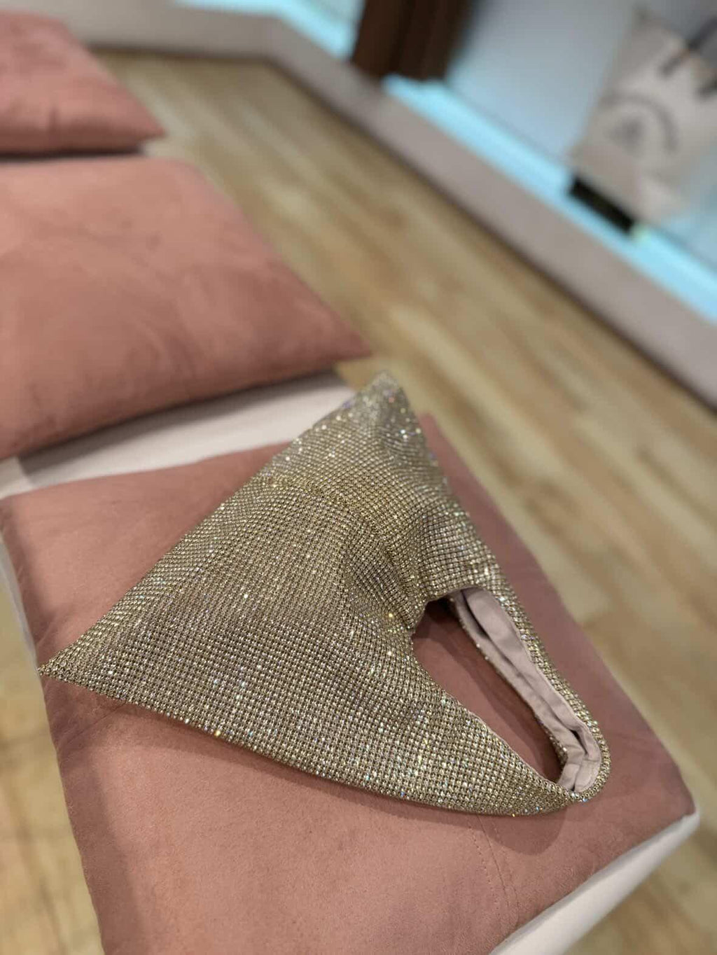 Borsa Mini Hobo strass