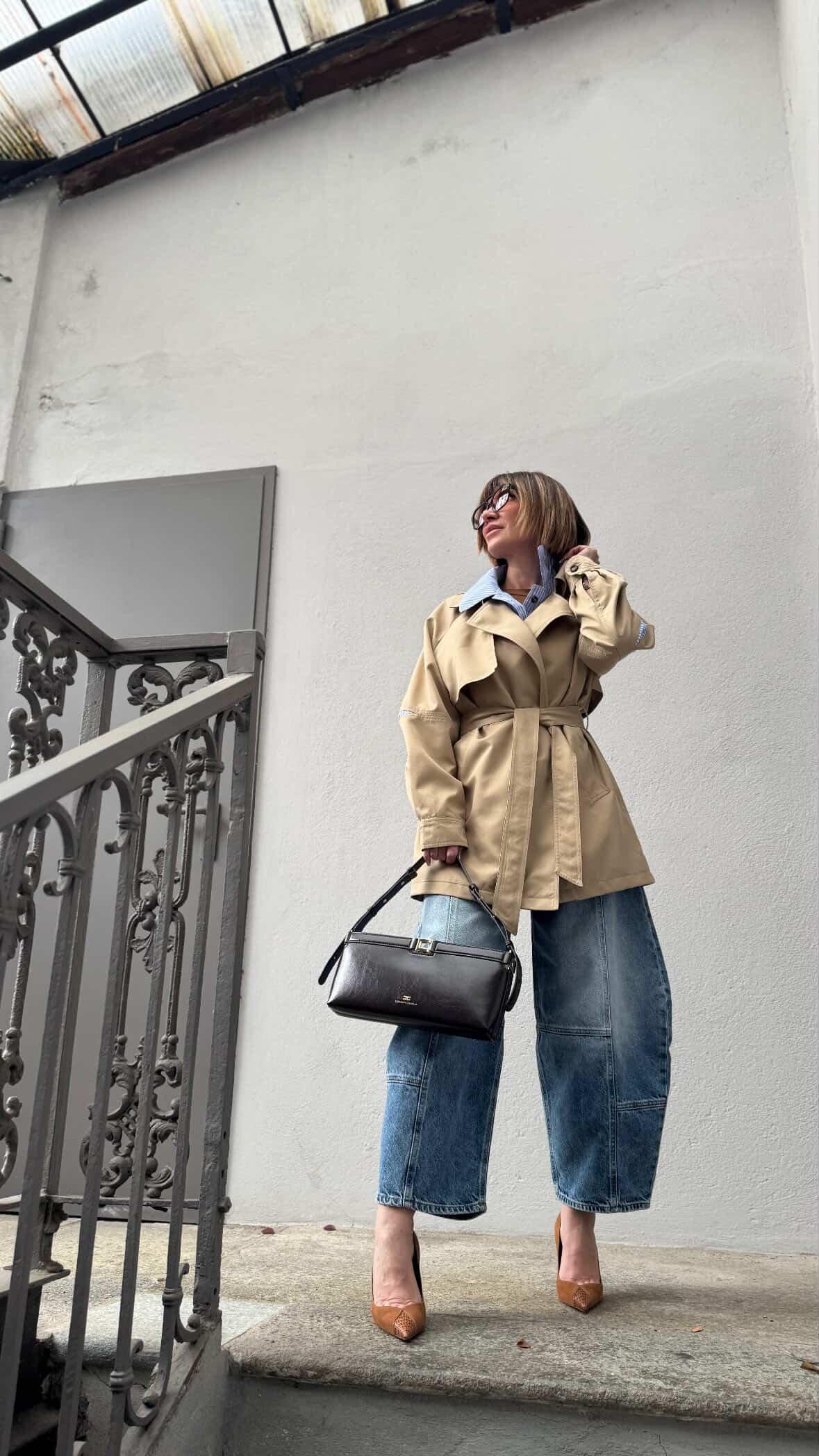 Trench con cintura