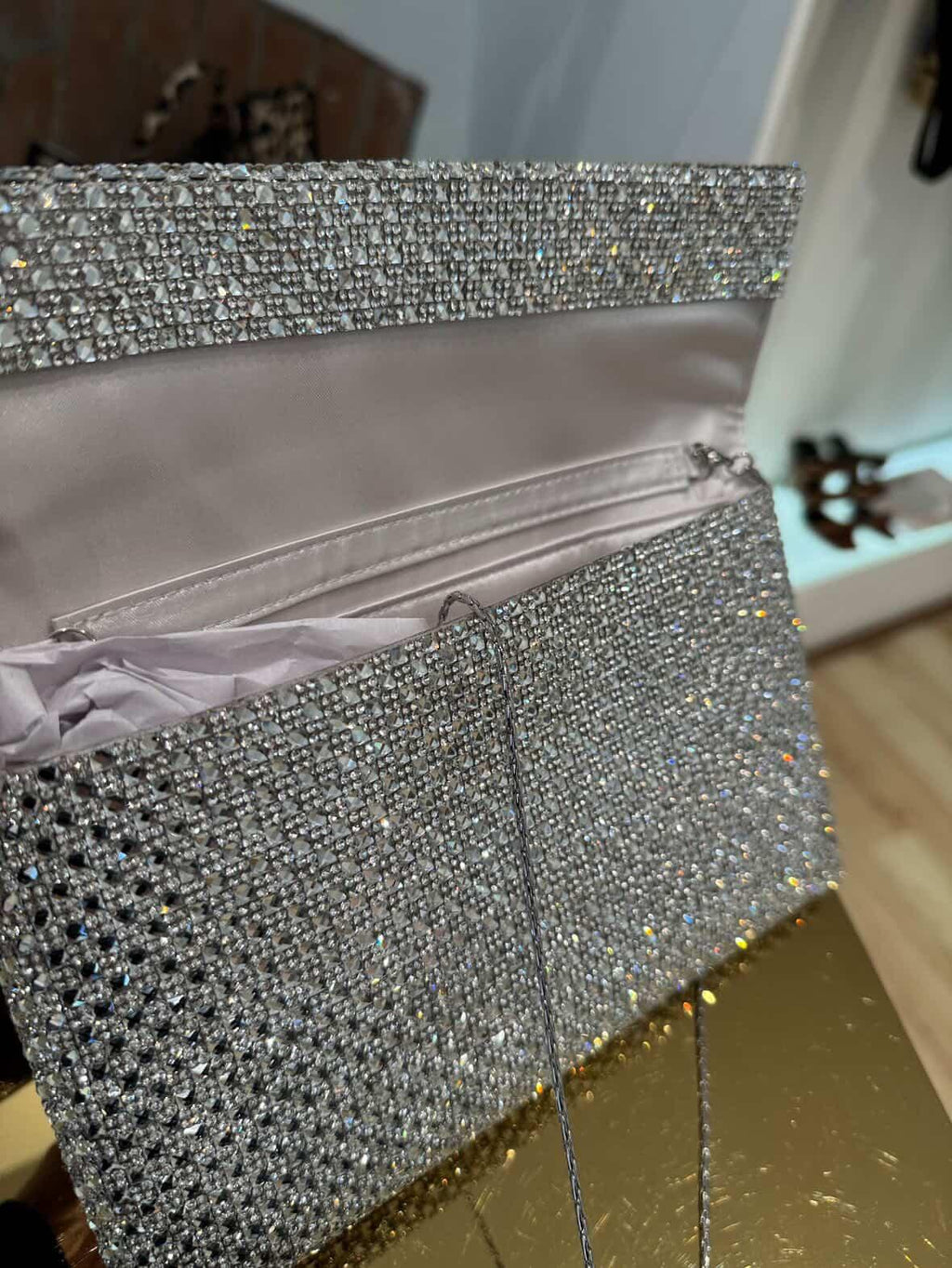 Pochette strass