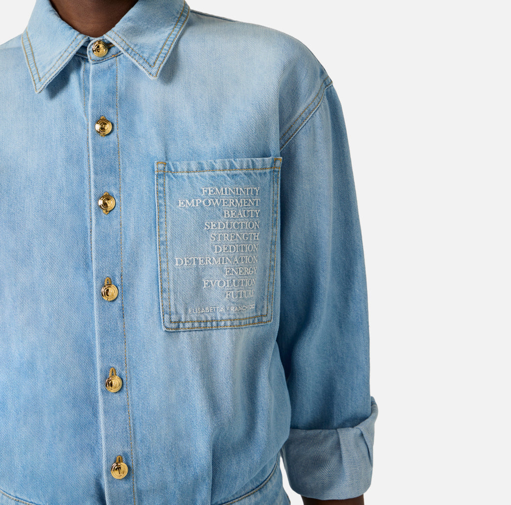 Tuta denim Elisabetta Franchi