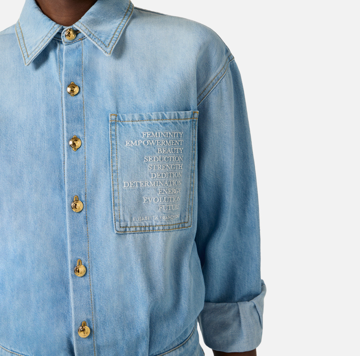 Tuta denim Elisabetta Franchi
