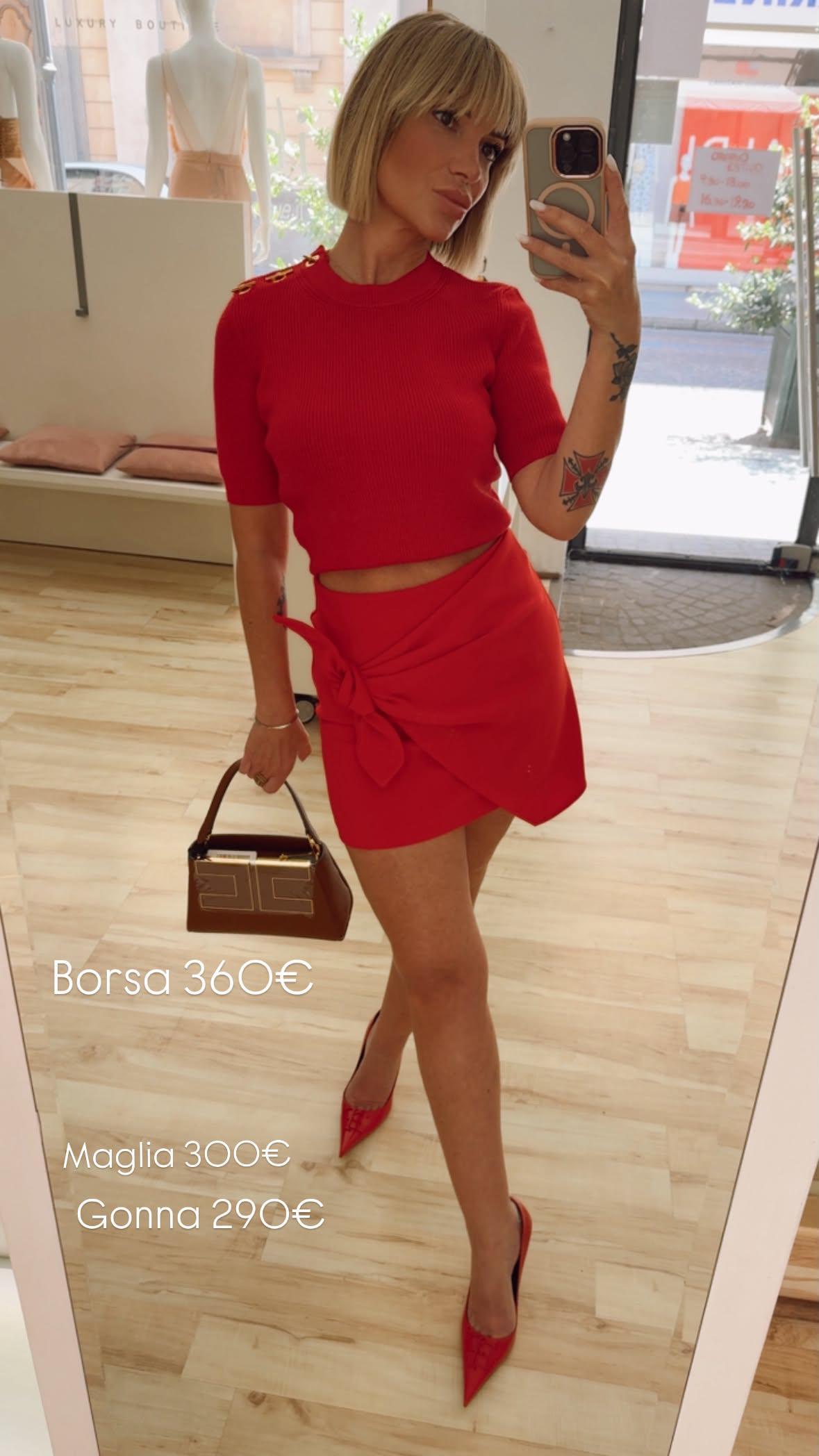 Maglia crop Elisabetta Franchi