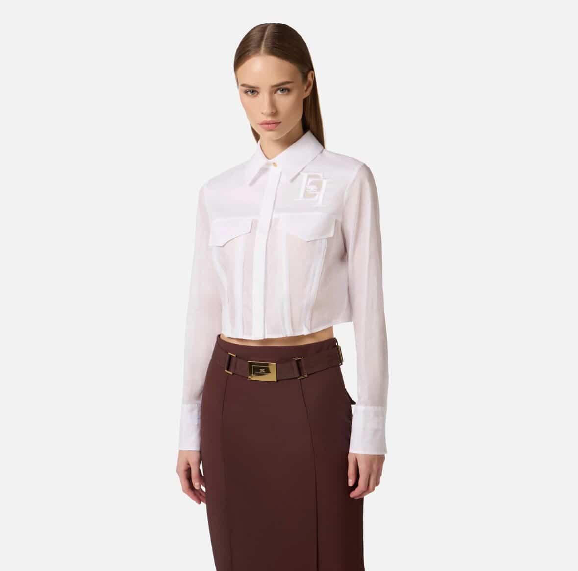 Camicia crop Elisabetta Franchi