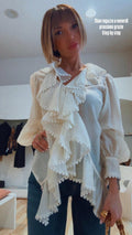 Camicia con ricamo