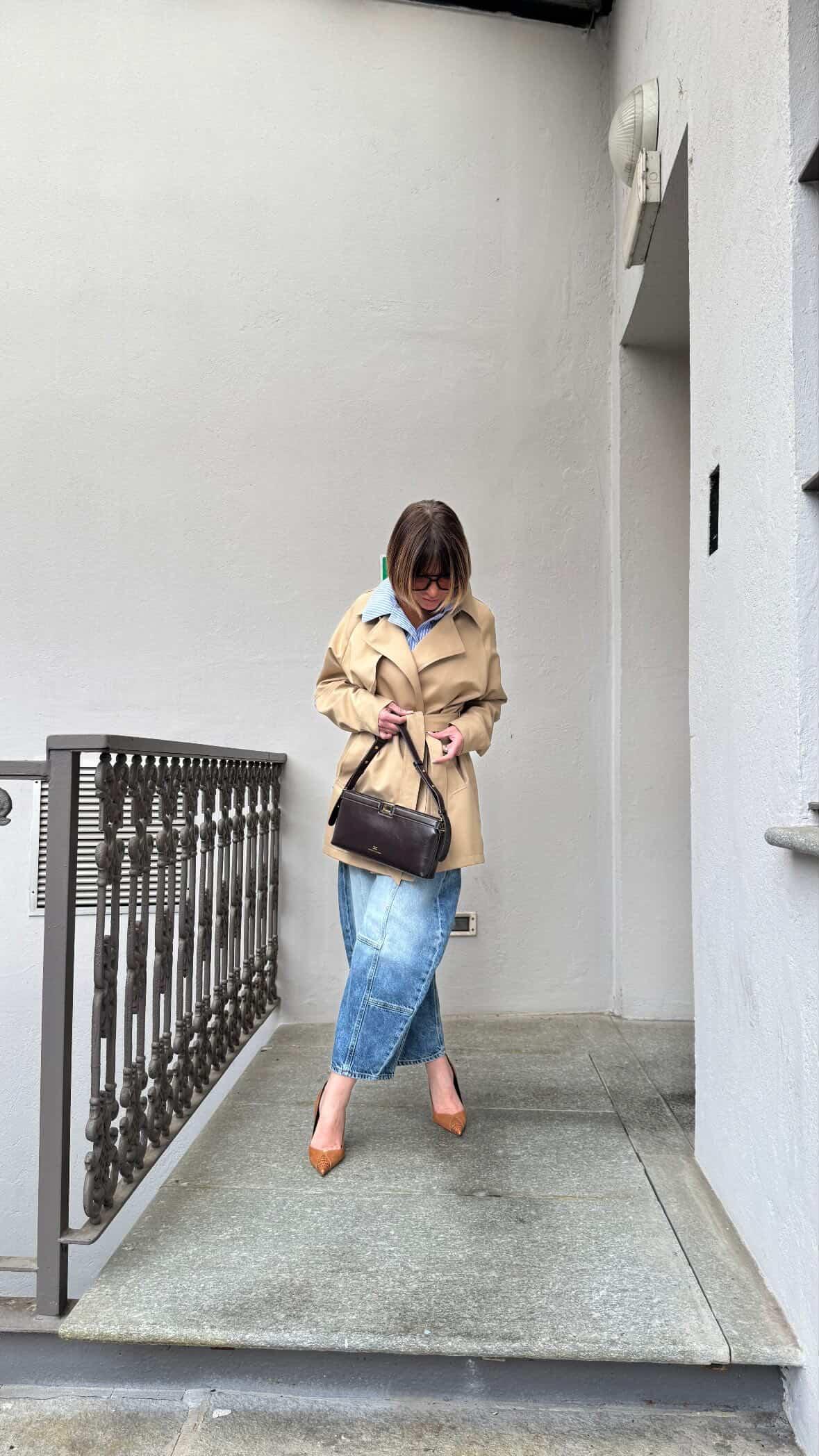 Trench con cintura