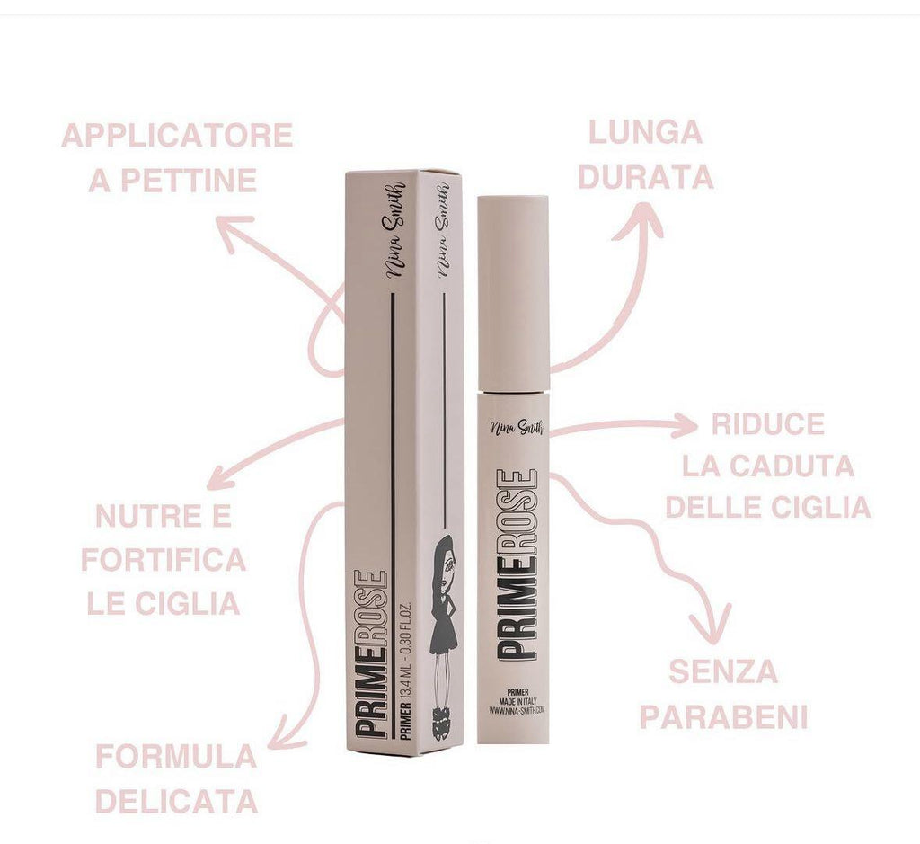 Primer rosa per ciglia