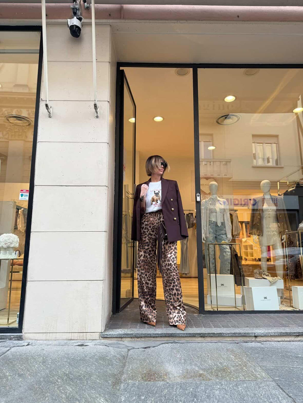Pantalone maculato