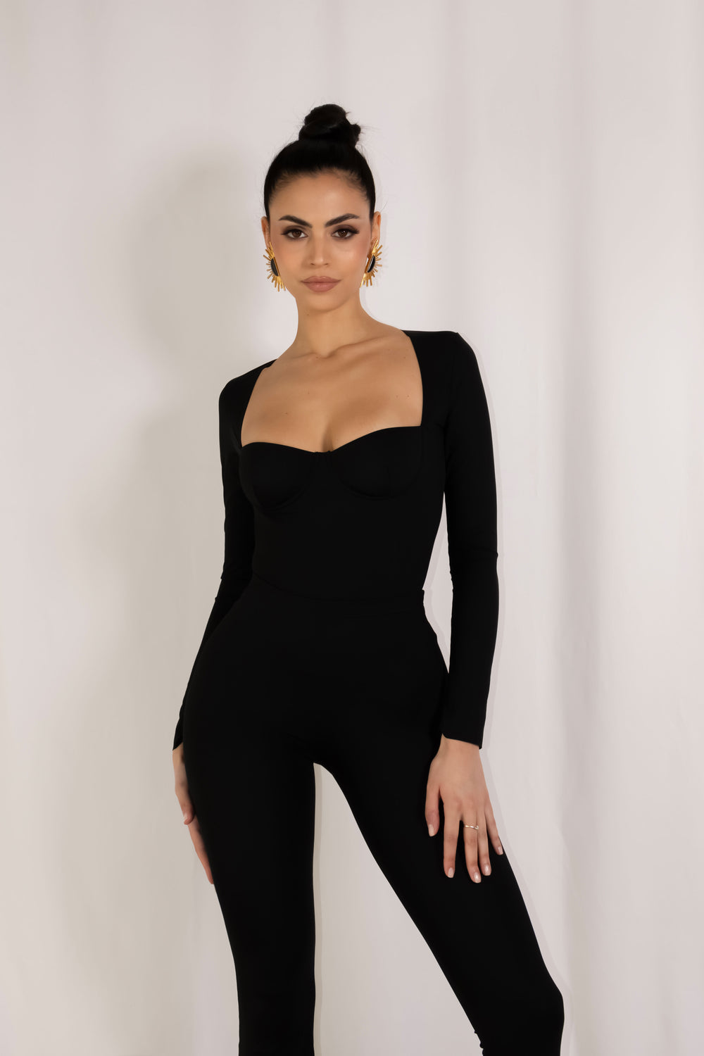 Body con maniche