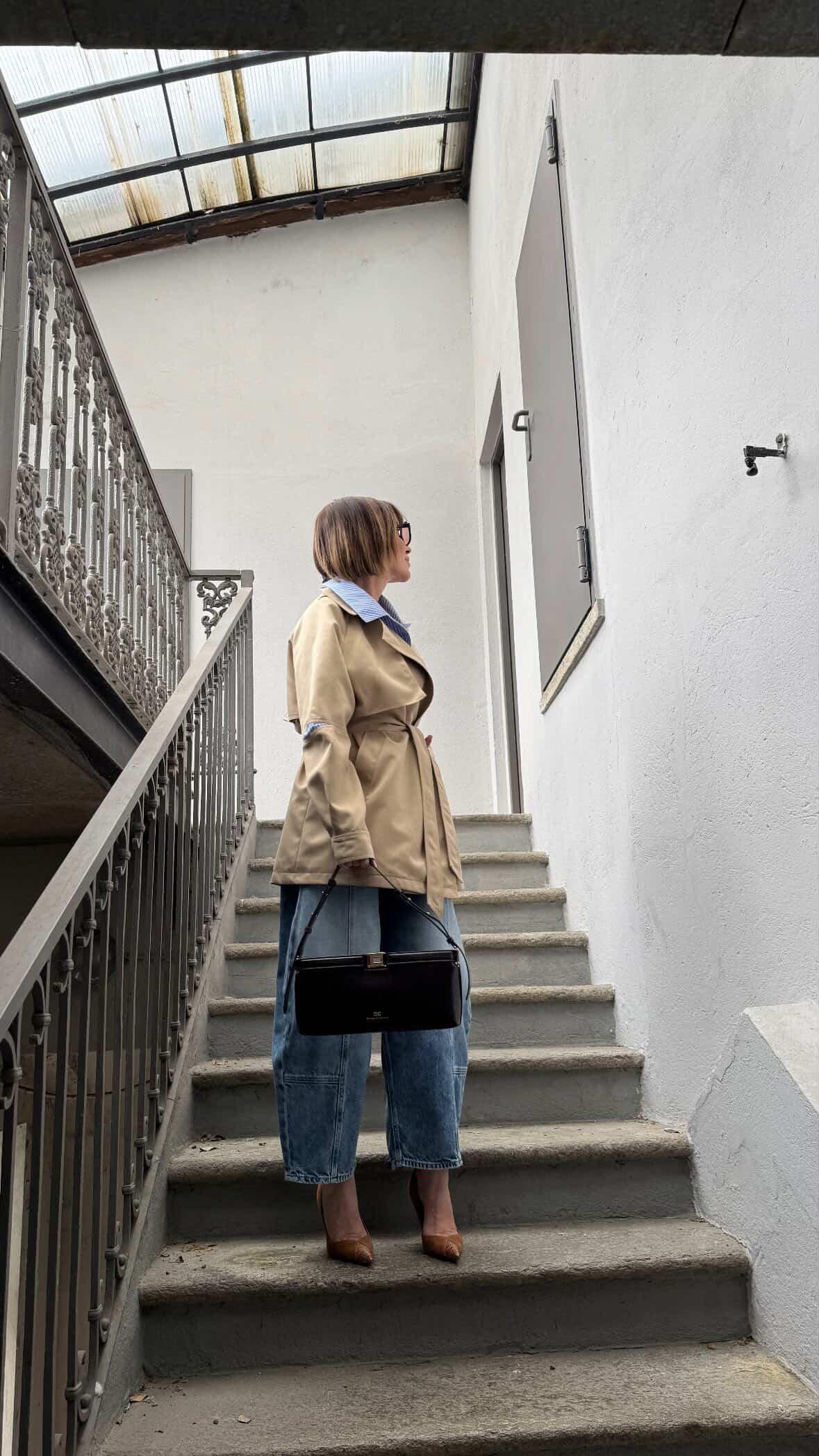 Trench con cintura