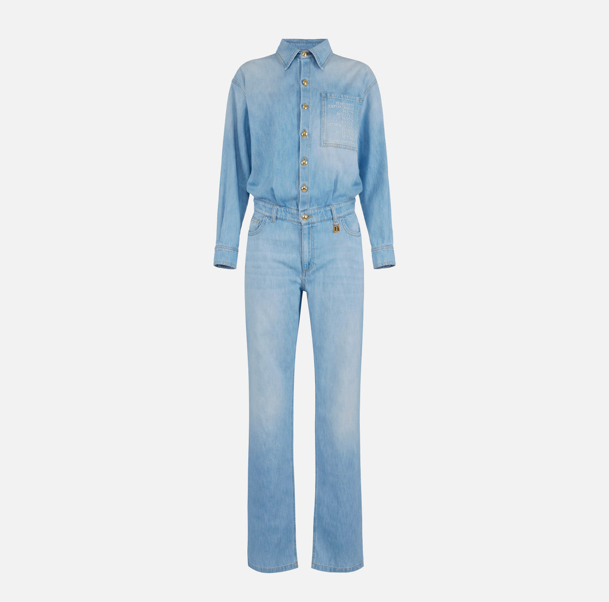 Tuta denim Elisabetta Franchi