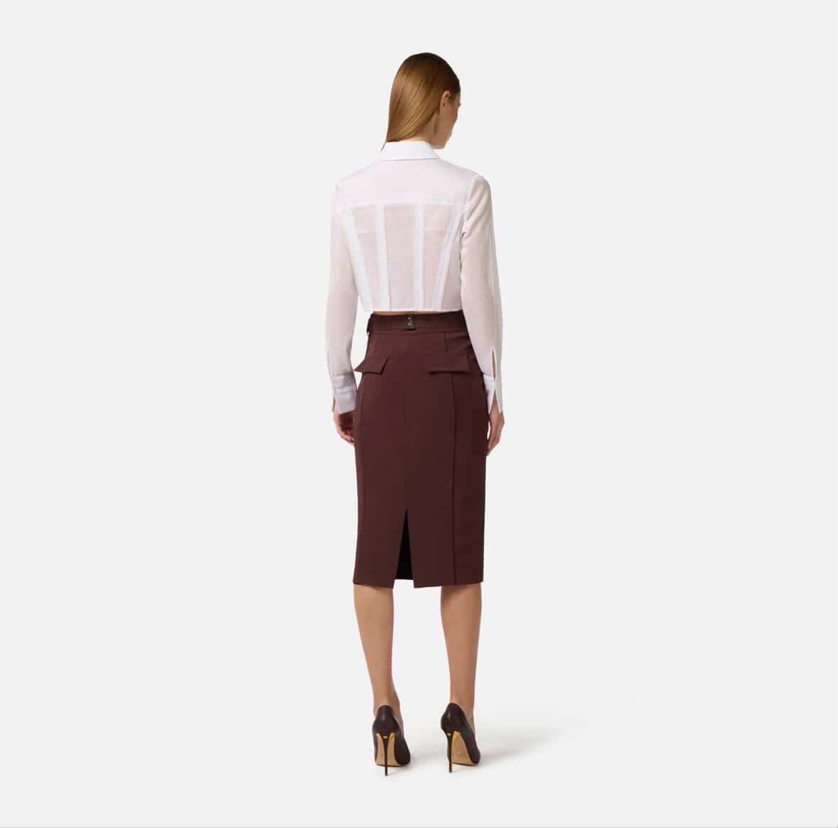 Camicia crop Elisabetta Franchi