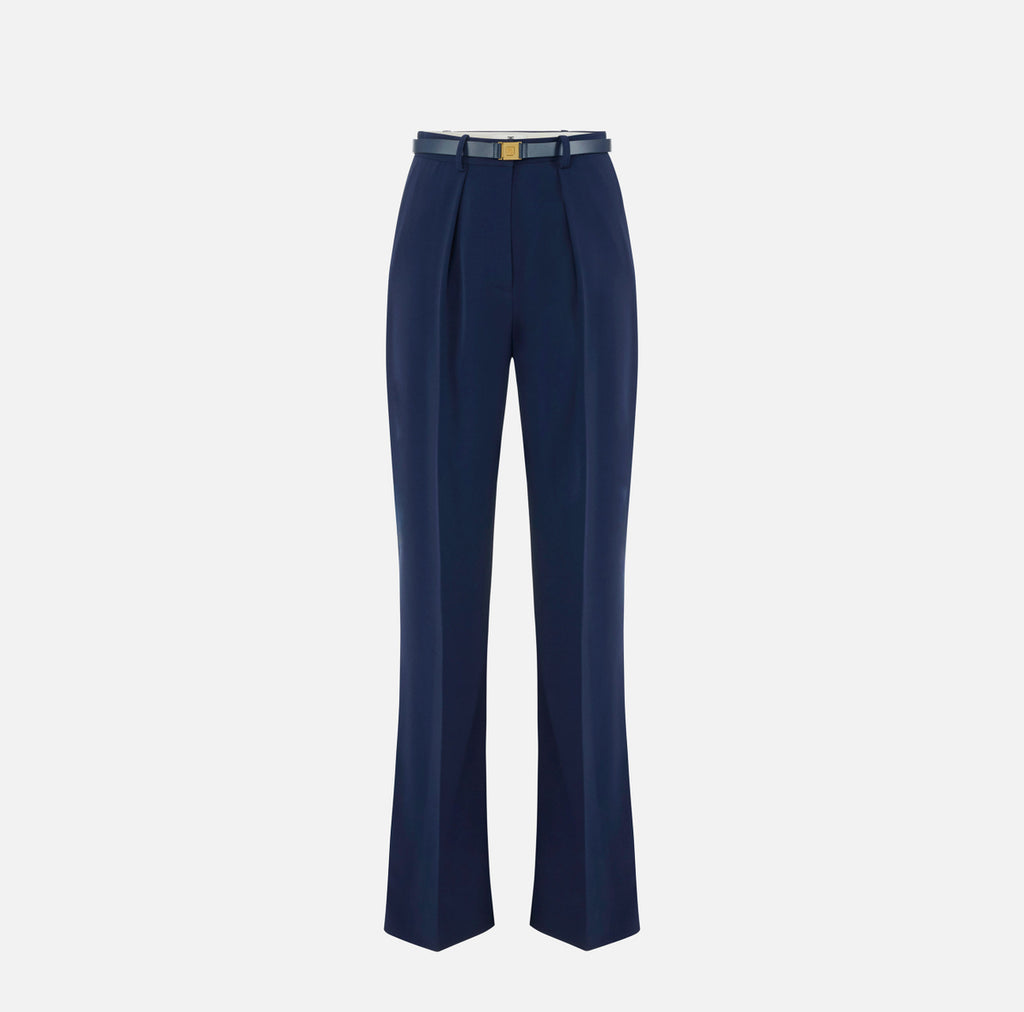 Pantalone con cintura Elisabetta Franchi