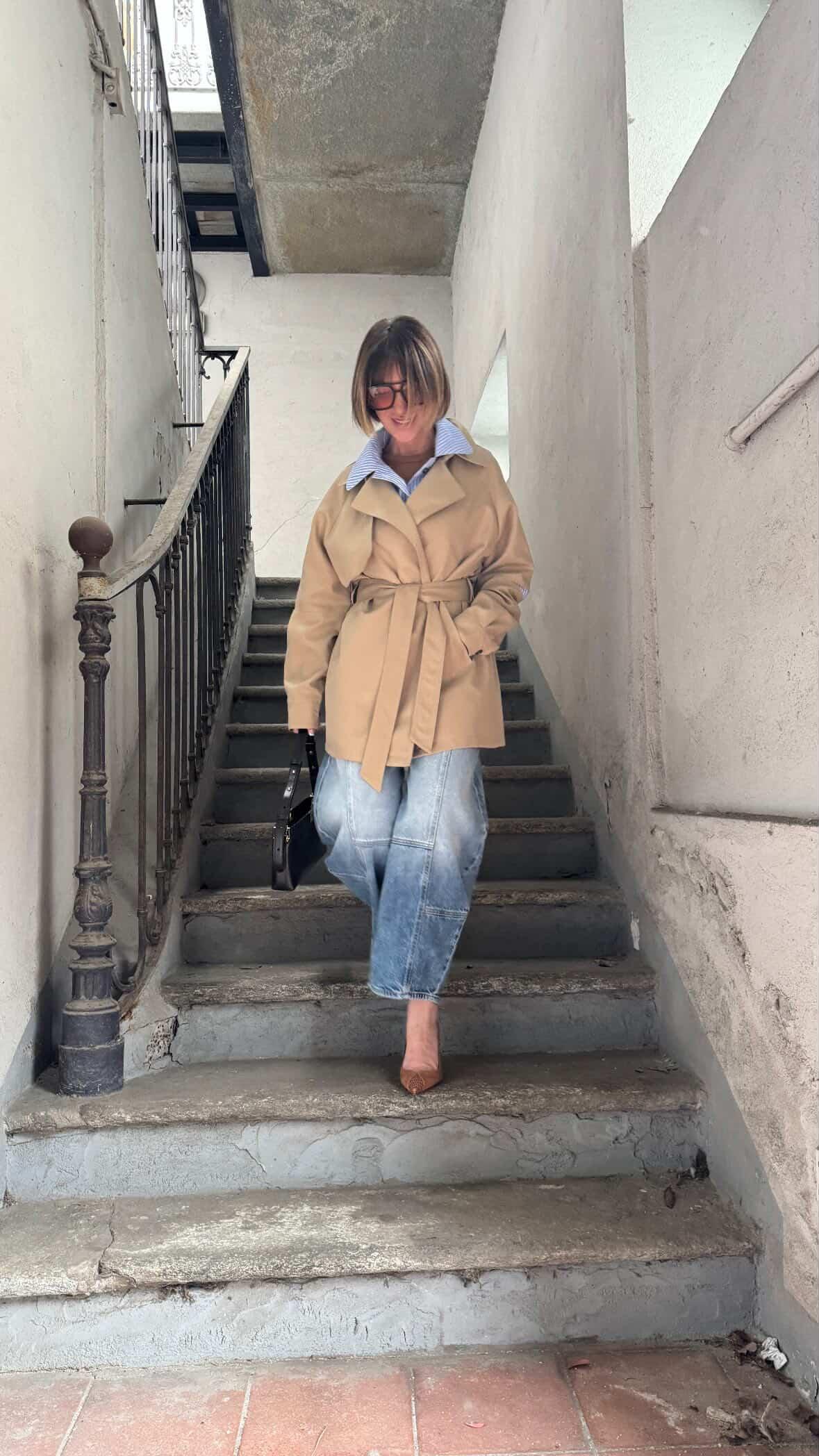 Trench con cintura