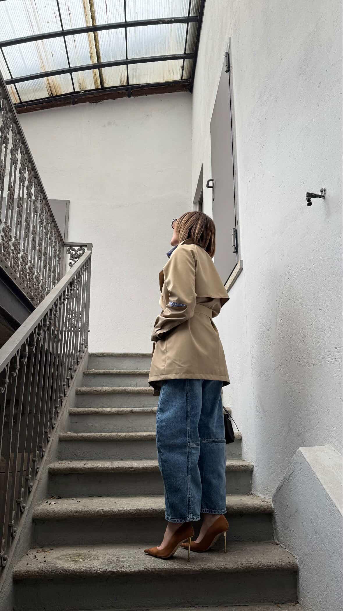 Trench con cintura