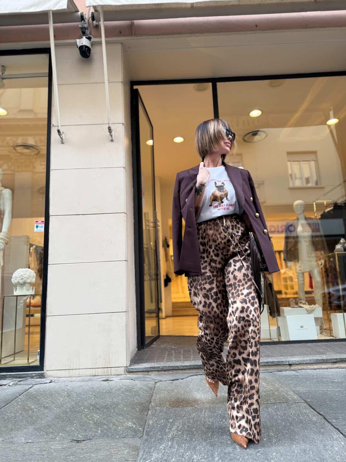 Pantalone maculato