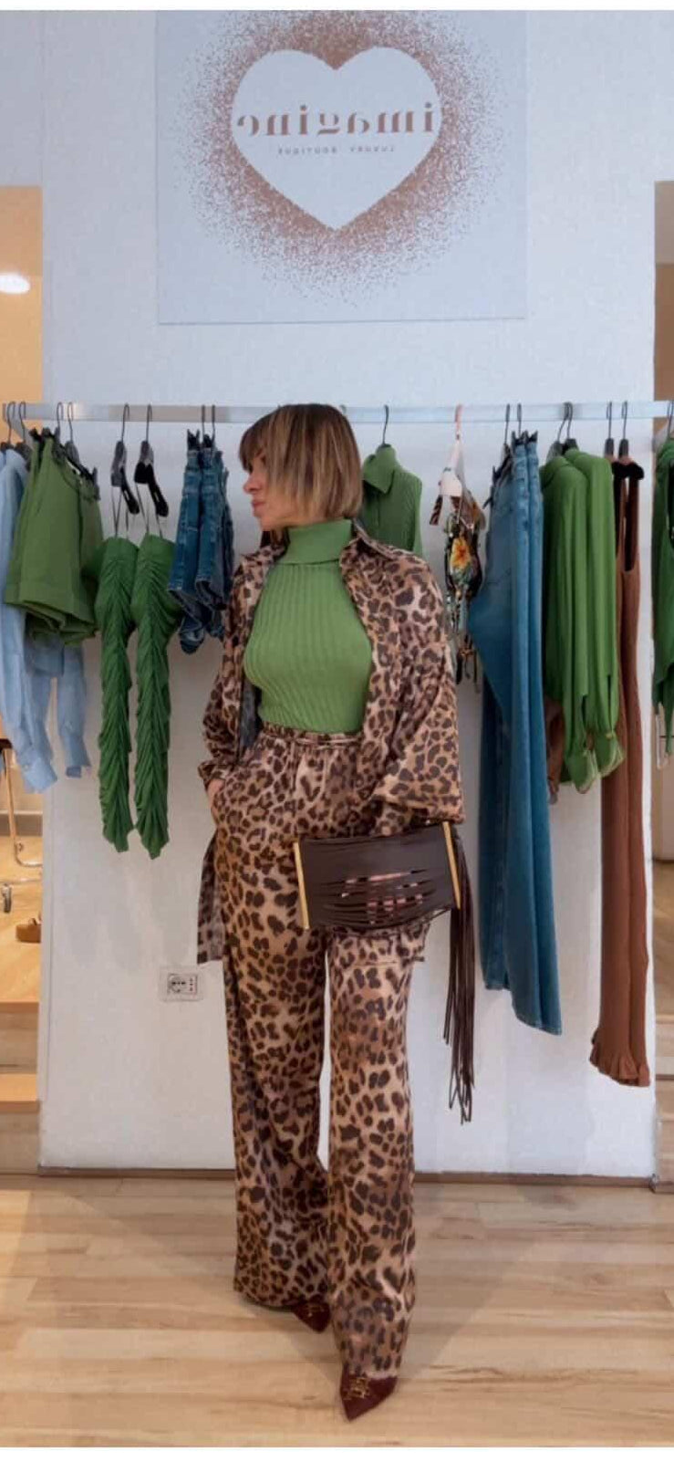 Pantalone maculato