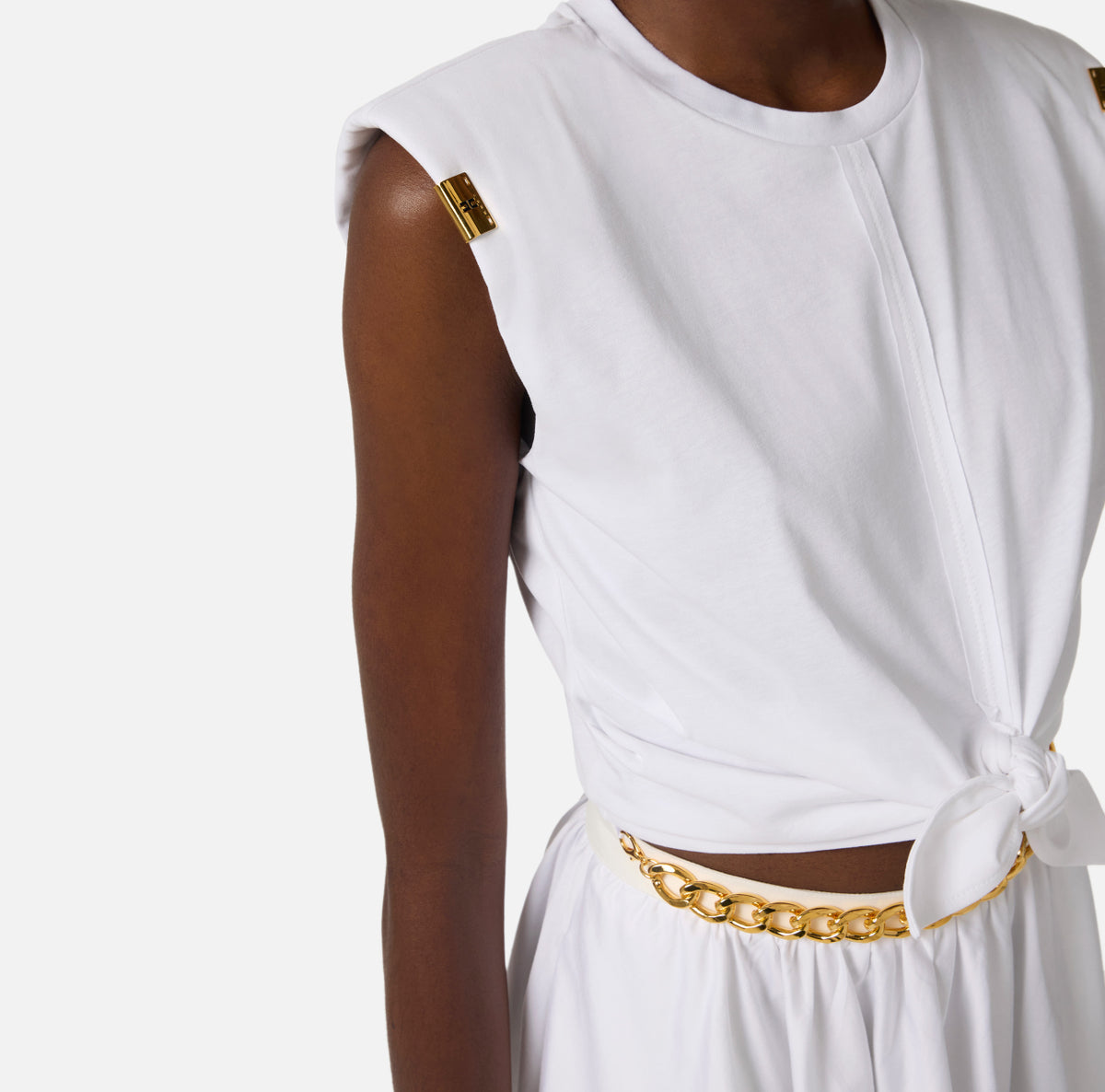 T-shirt crop Elisabetta Franchi